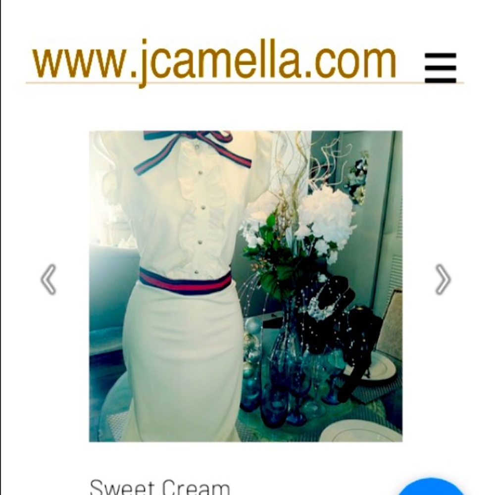 Cream Dress